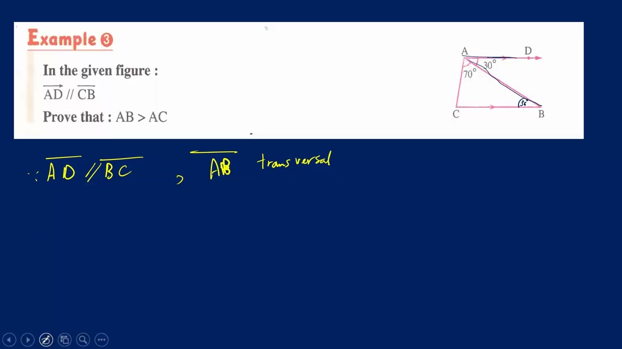 inequality in the triangle