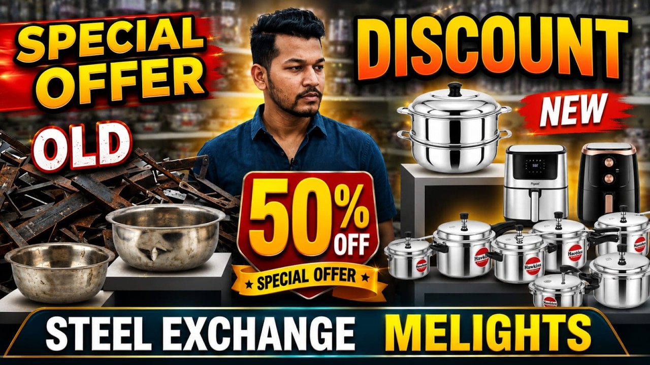 upto 50% discount | Exchange Old Steel Items & Avail 30% Discount | Nakoda Steels Ameerpet Hyderabad