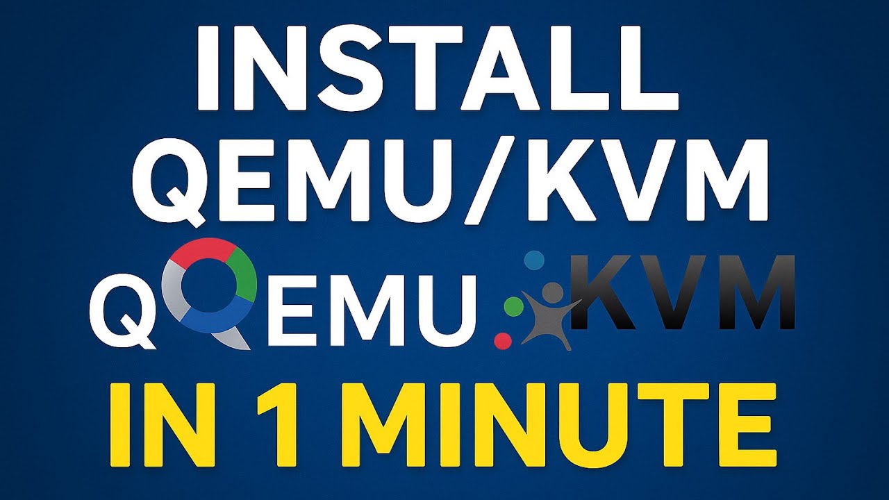 Установка QEMU/KVM за 1 минуту: быстрое и понятное руководство по настройке