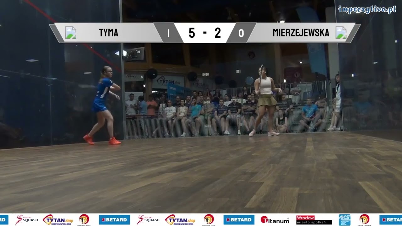 Karina Tyma - Natalia Mierzejewska BETARD Indywidualne Mistrzostwa Polski w Squasha 2023