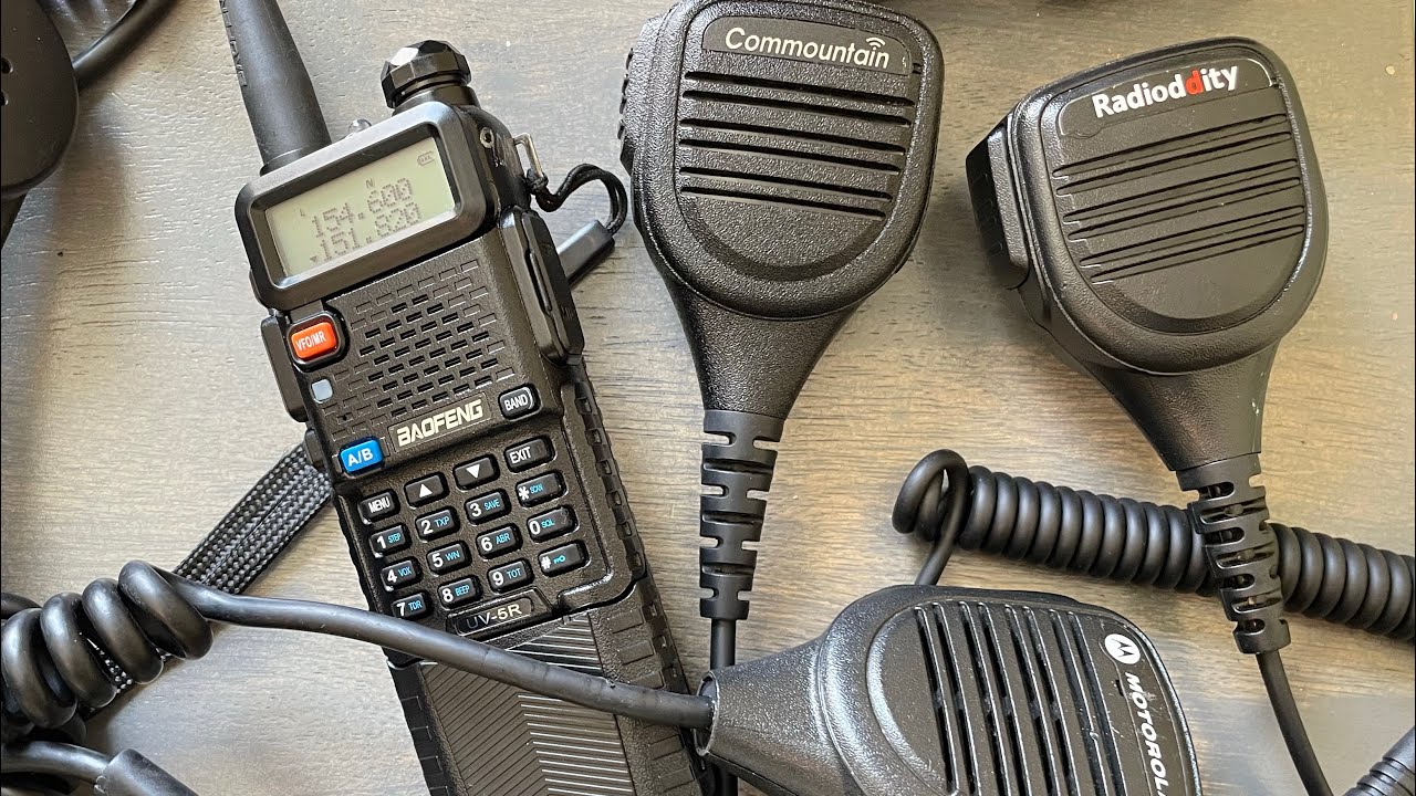 [Тактическая связь] Сравнение громкоговорителей Commountain и Radioditty Baofeng UV-5R / UV-82 TX/RX