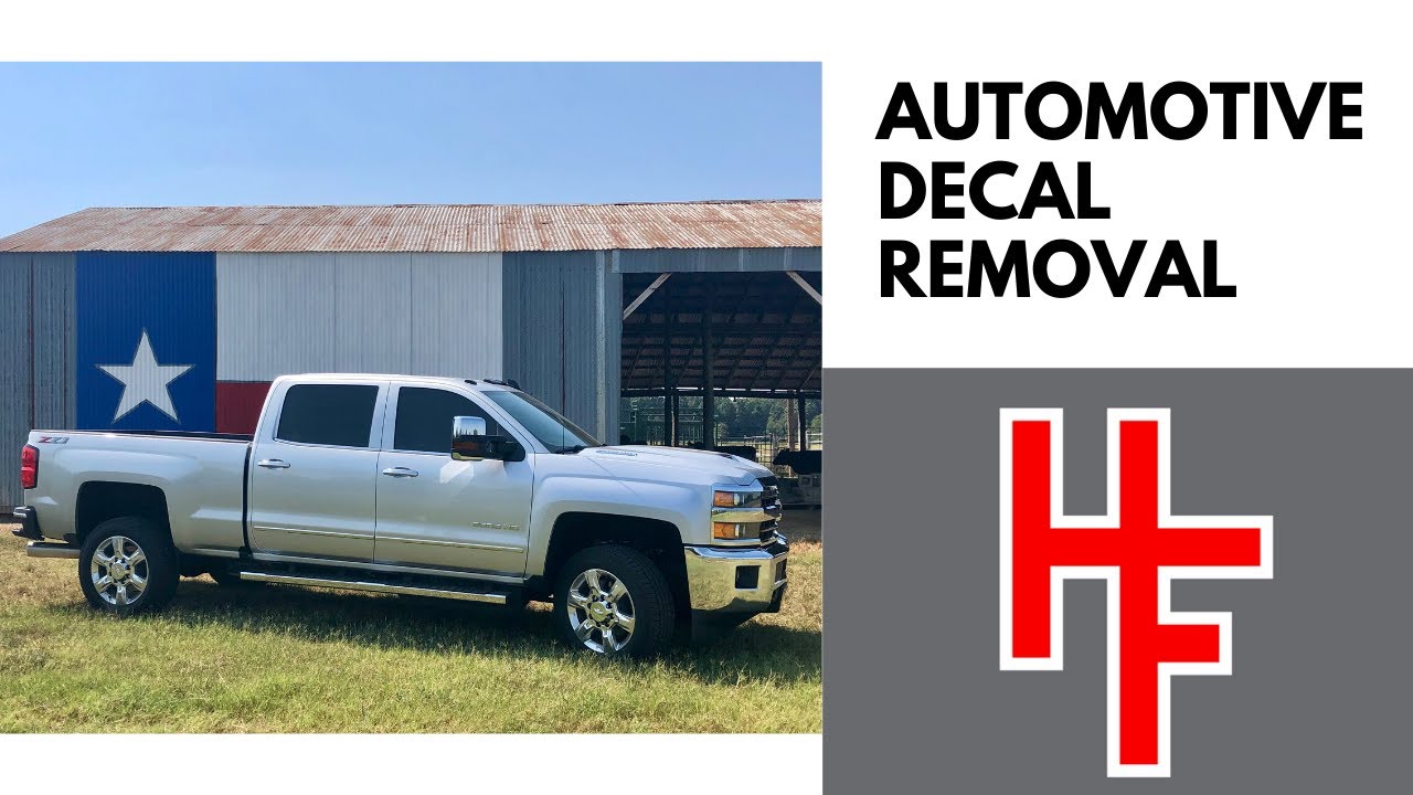 Chevy Z71 Decal Removal