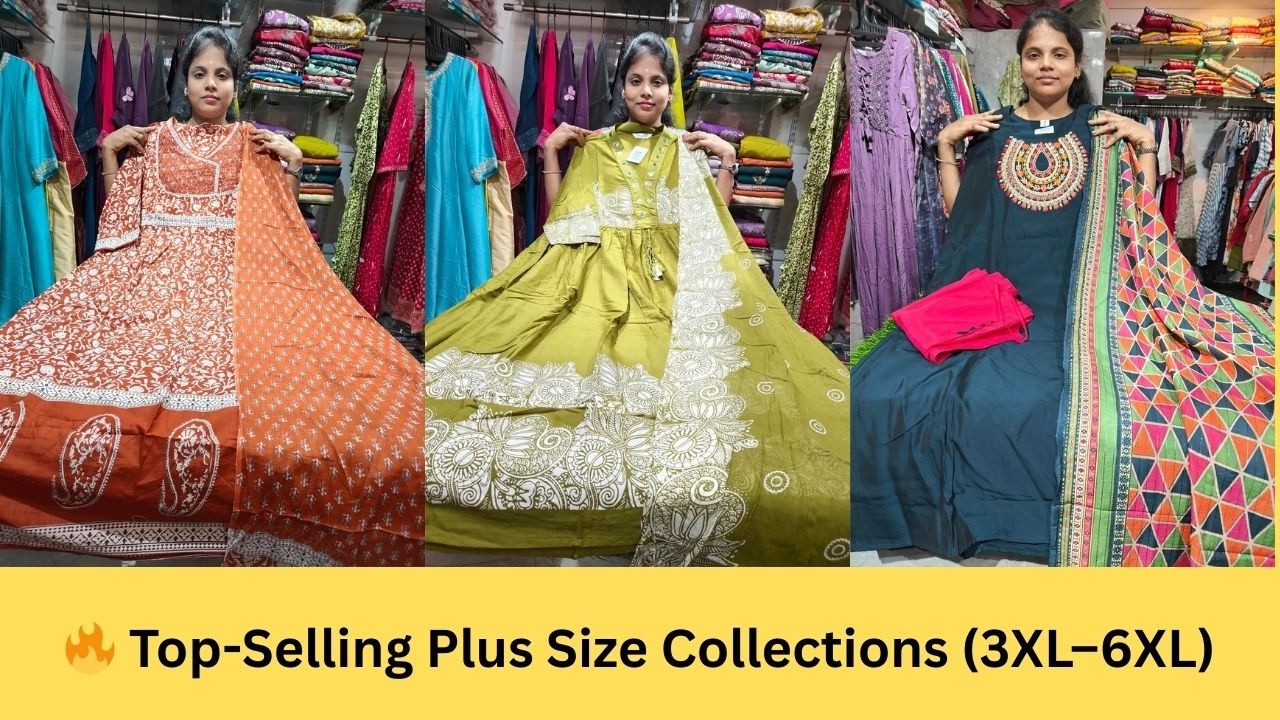🔥 Top-Selling Plus Size Collections (3XL–6XL) limited stock book fast