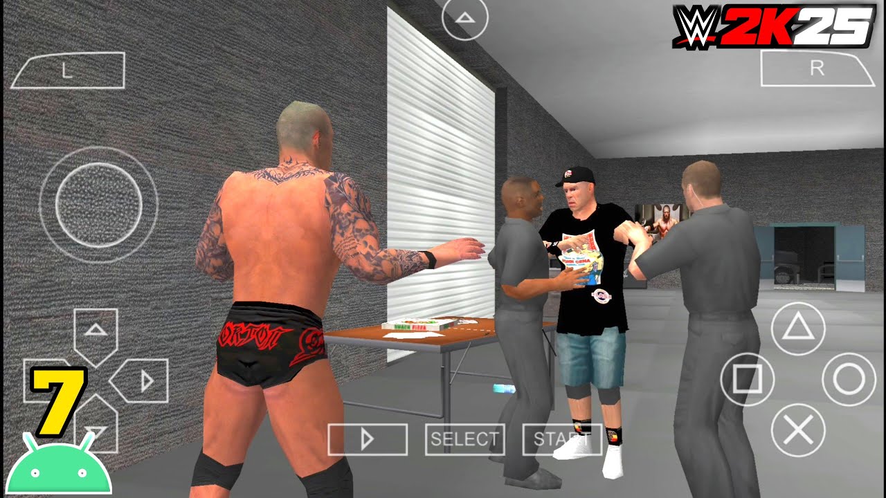 WWE 2K25 PSP Road To WrestleMania HEEL TURN John Cena The Last Time is Now 👋 Android Gameplay Part 7