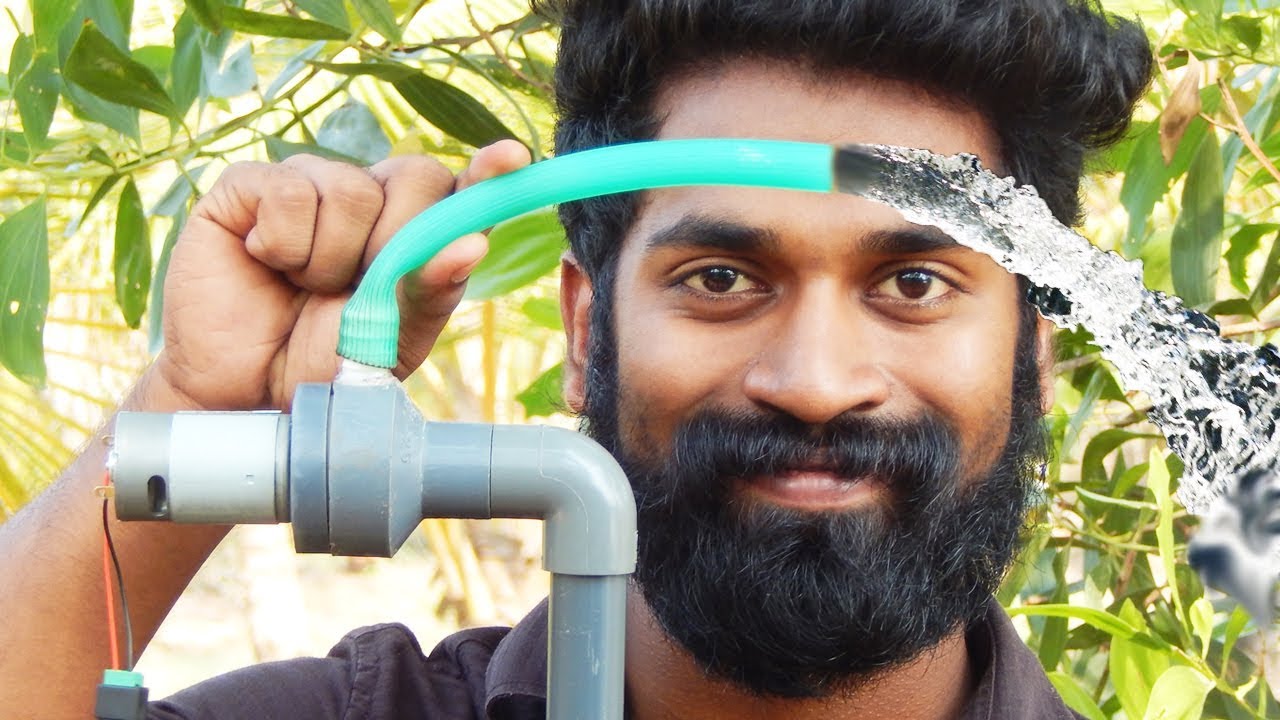 How To Make A Mini Water Pump At Home | പമ്പ്‌ ഉണ്ടാക്കാൻ പഠിച്ചാലോ... ??? |