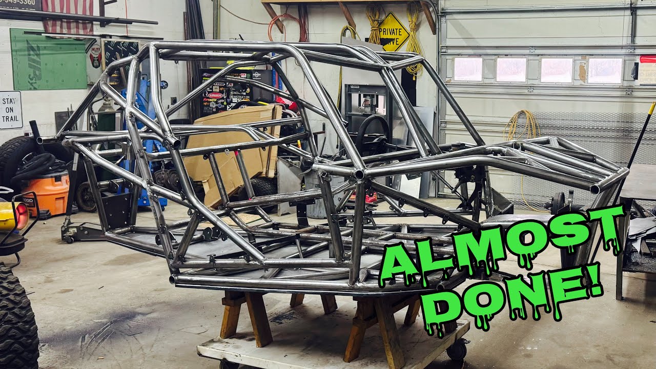 Tube chassis sxs buggy almost done! Can am x3 powered