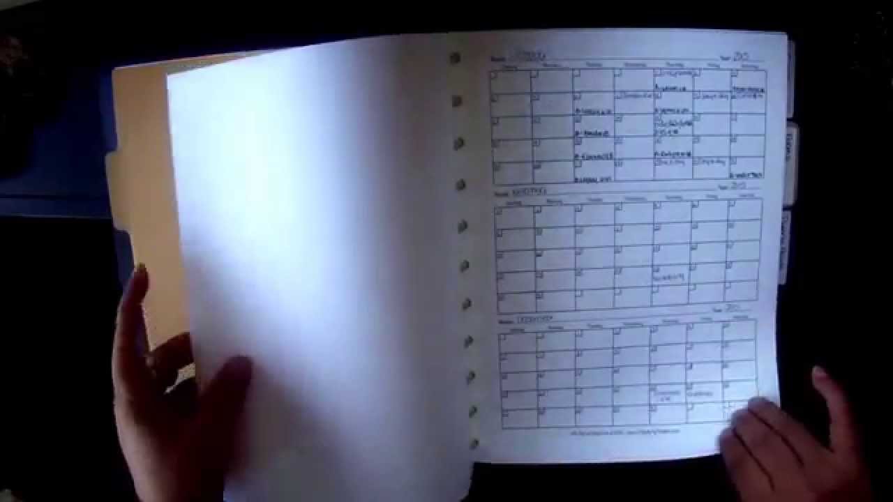 Staples ARC System Calendar Workbook