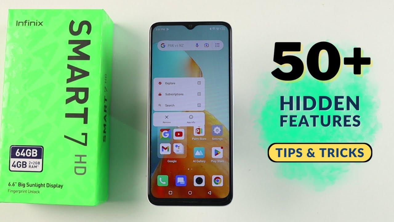 Infinix Smart 7 HD Top 30+ Hidden Features | Infinix Smart 7 HD Tips and Tricks