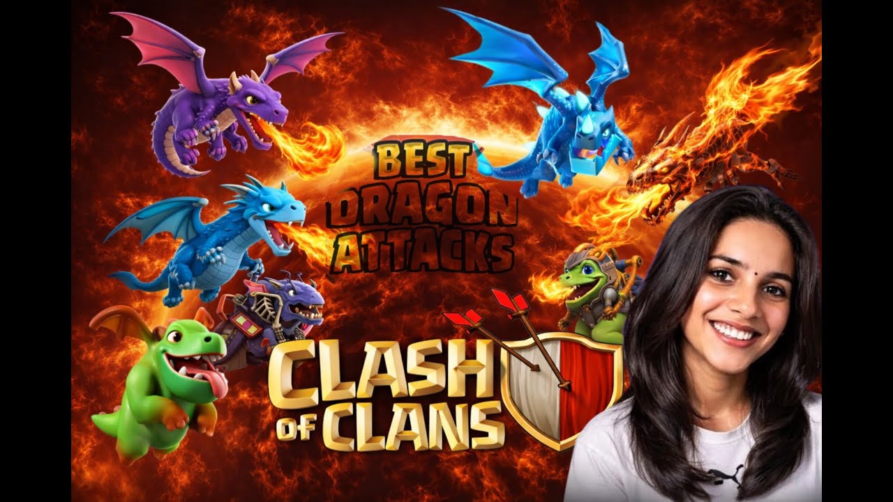 🐉 Only Dragons Attack! Can I Beat Every Town Hall? | Clash of Clans LIVE mariya