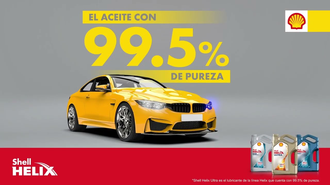Shell Helix: Aceite con 99.5% de pureza