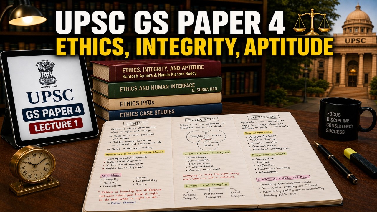 Ethics Lecture 1 | Fundamentals of Ethics | GS Paper IV | UPSC