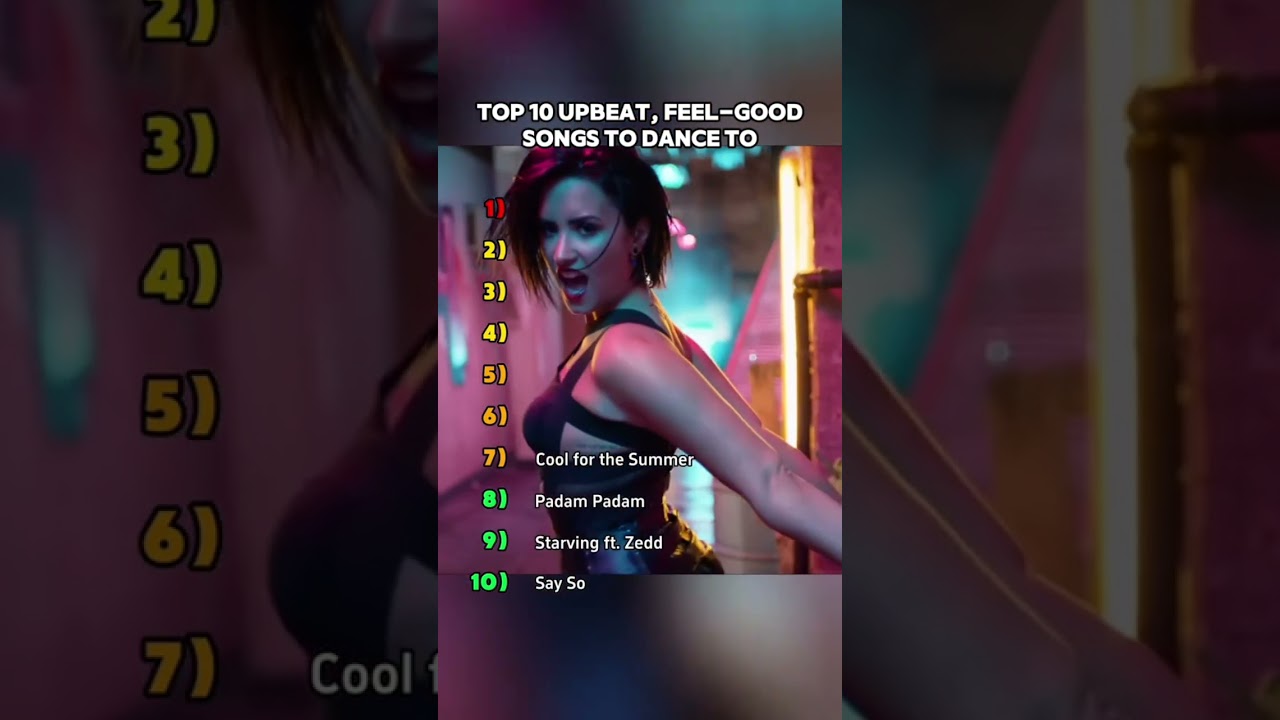 Top 10 Upbeat, Feel-Good Songs To Dance To. 