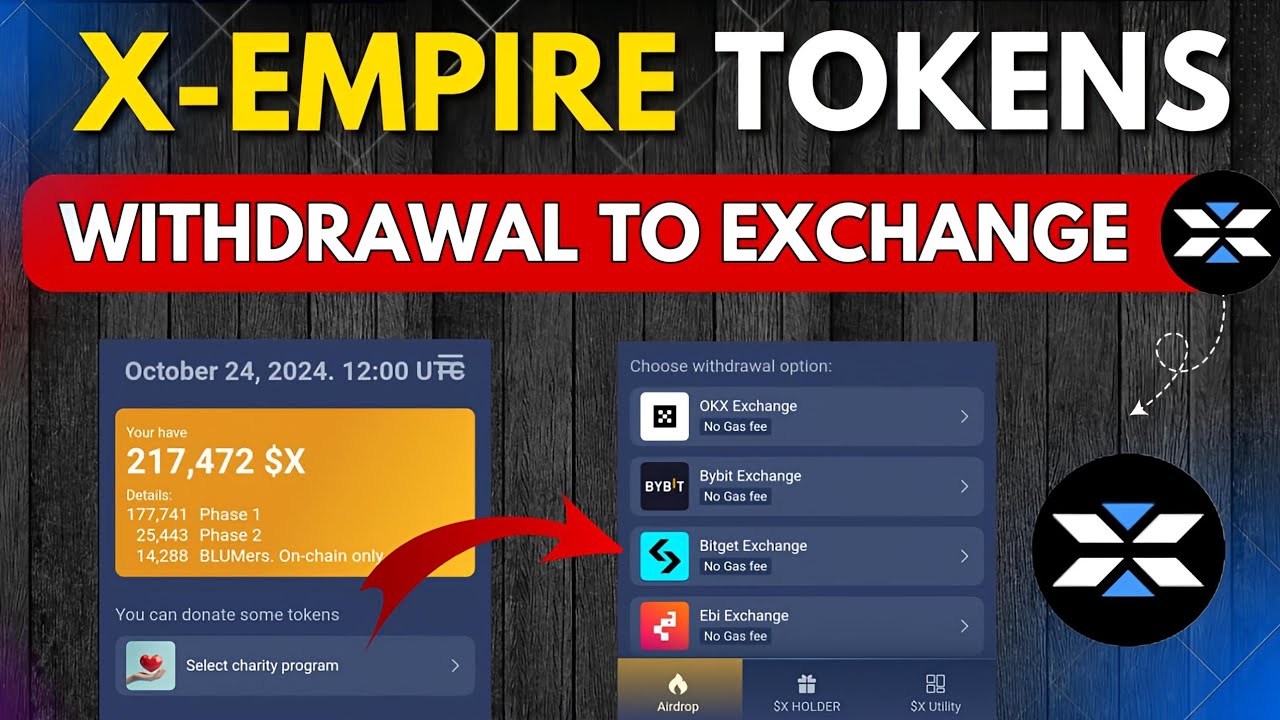X Empire Withdrawal || X Empire Tokens Withdrawal To Bitget || How To Withdraw X Empire Tokens