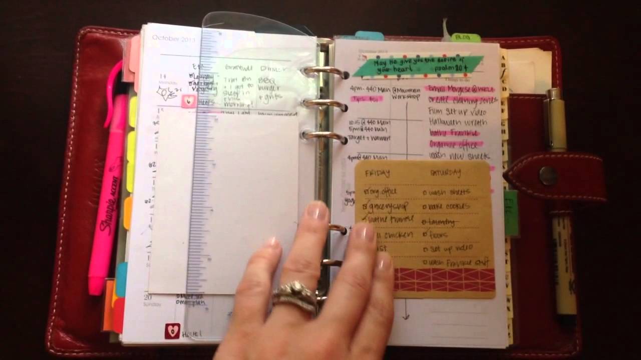 Personal Malden Filofax Setup Update