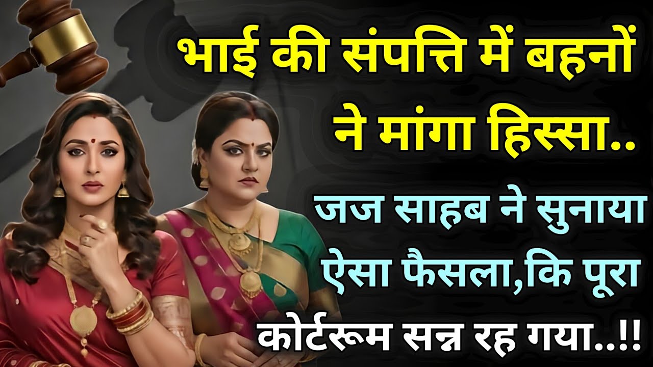 जब बहनों ने मांगा अपना हक | कोर्ट में सुनाया गया ऐसा फैसला जिसने सबको चौंका दिया | Emotional Story |