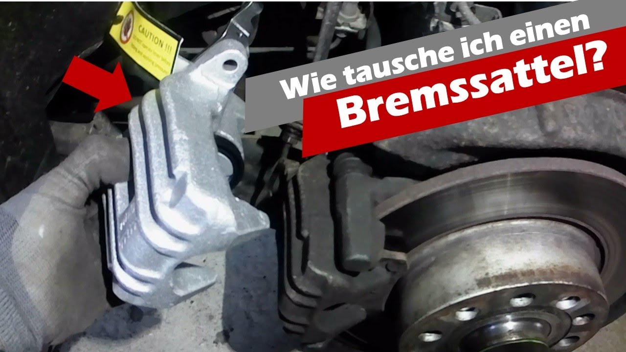 Einfach BREMSSATTEL HINTEN selber tauschen + Volkswagen + Golf 5