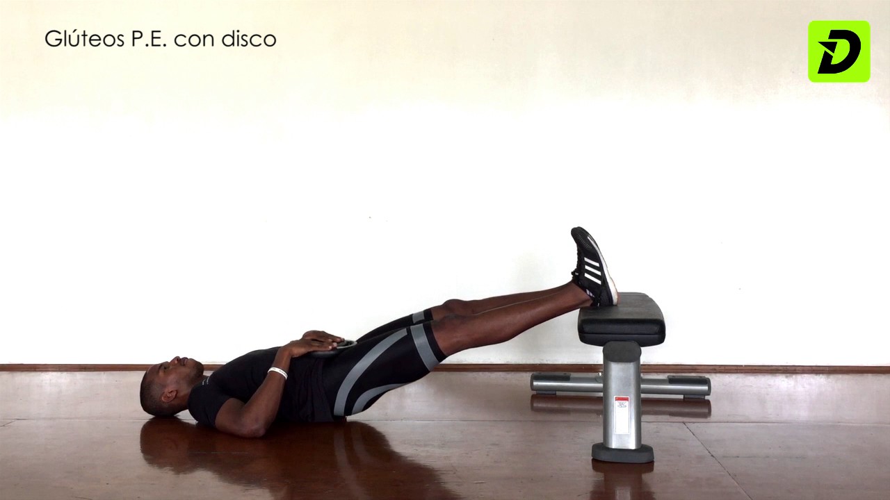 Gl&uacute;teos P. E.  con disco