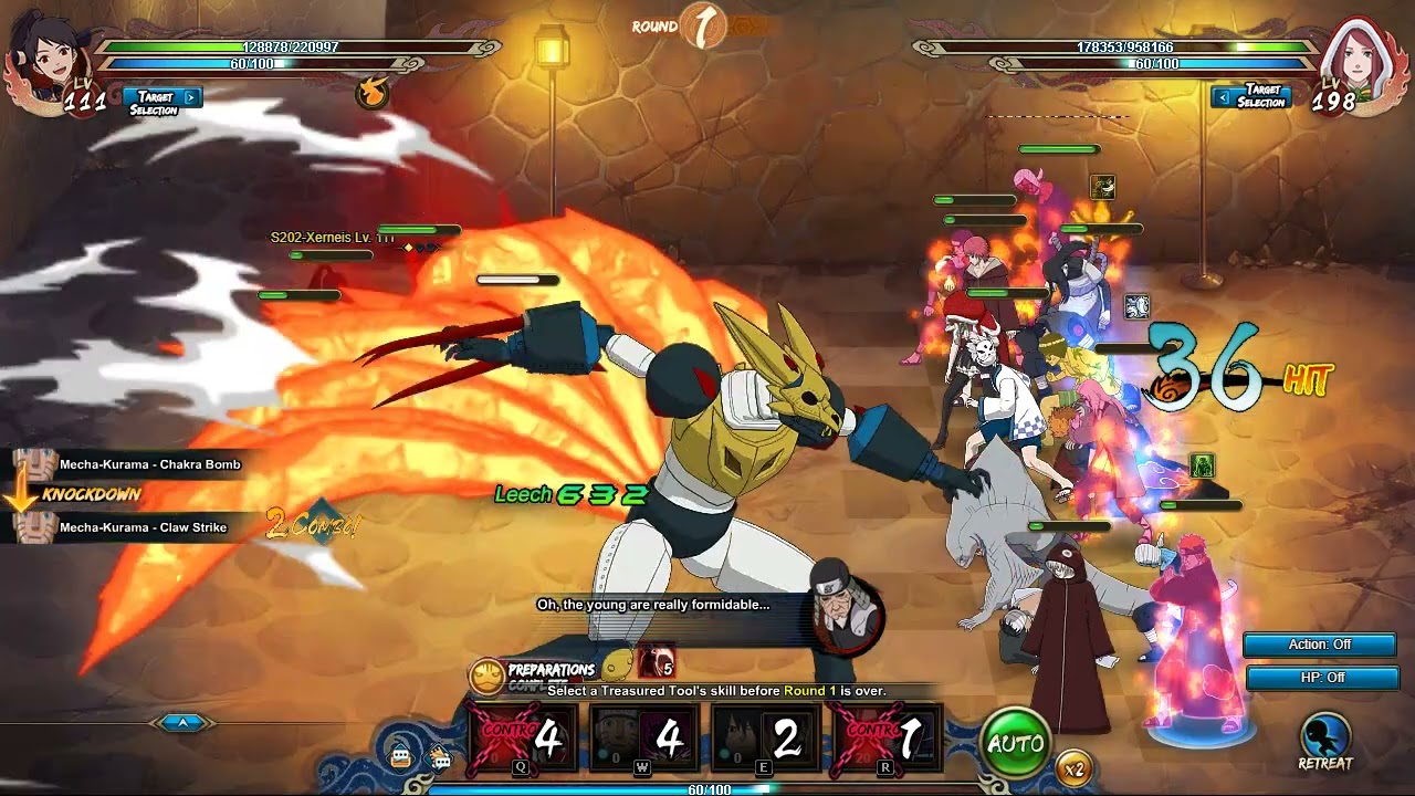 Naruto Online 6.0 - Ninja exam 435 (680k power) - Obito [Rage mode]
