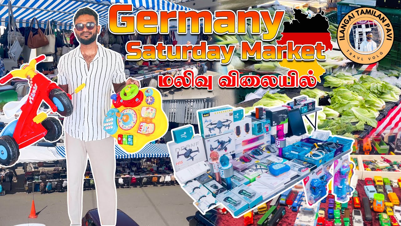 Germany 🇩🇪 Saturday Market 😱😱