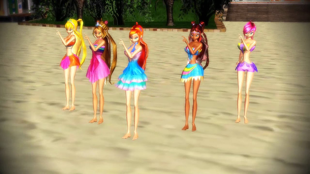[MMD] Gee - Club Winx models [HD] 1080p
