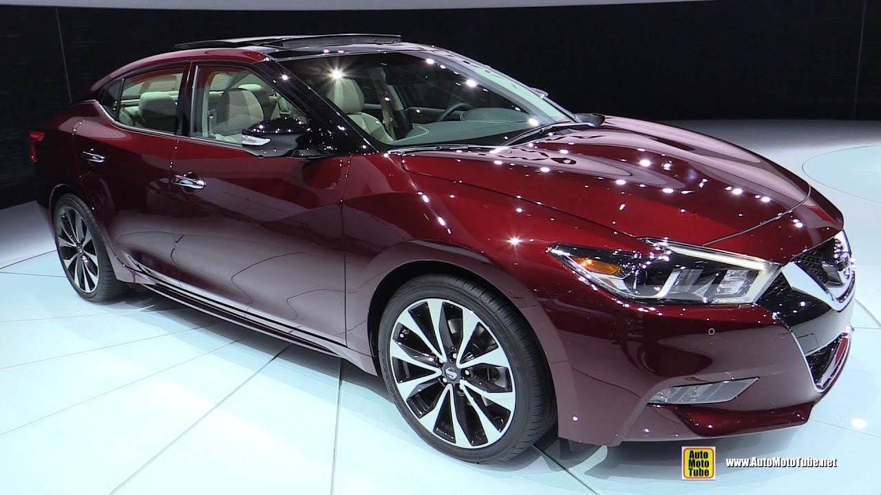 2016 Nissan Maxima Platinum - Exterior and Interior Walkaround - Debut at 2015 New York Auto Show