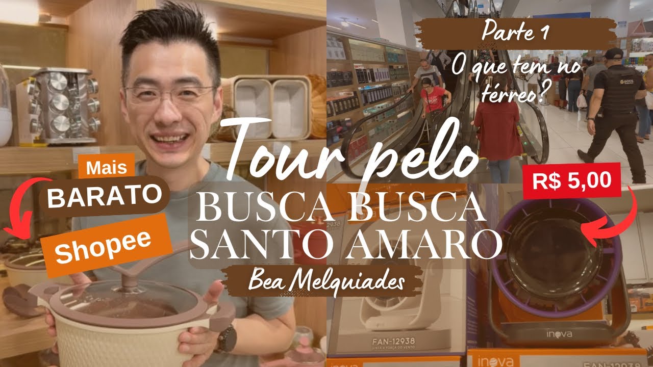 LOJA FÍSICA MAIS BARATO QUE NA SHOPEE? Busca Busca Santo Amaro