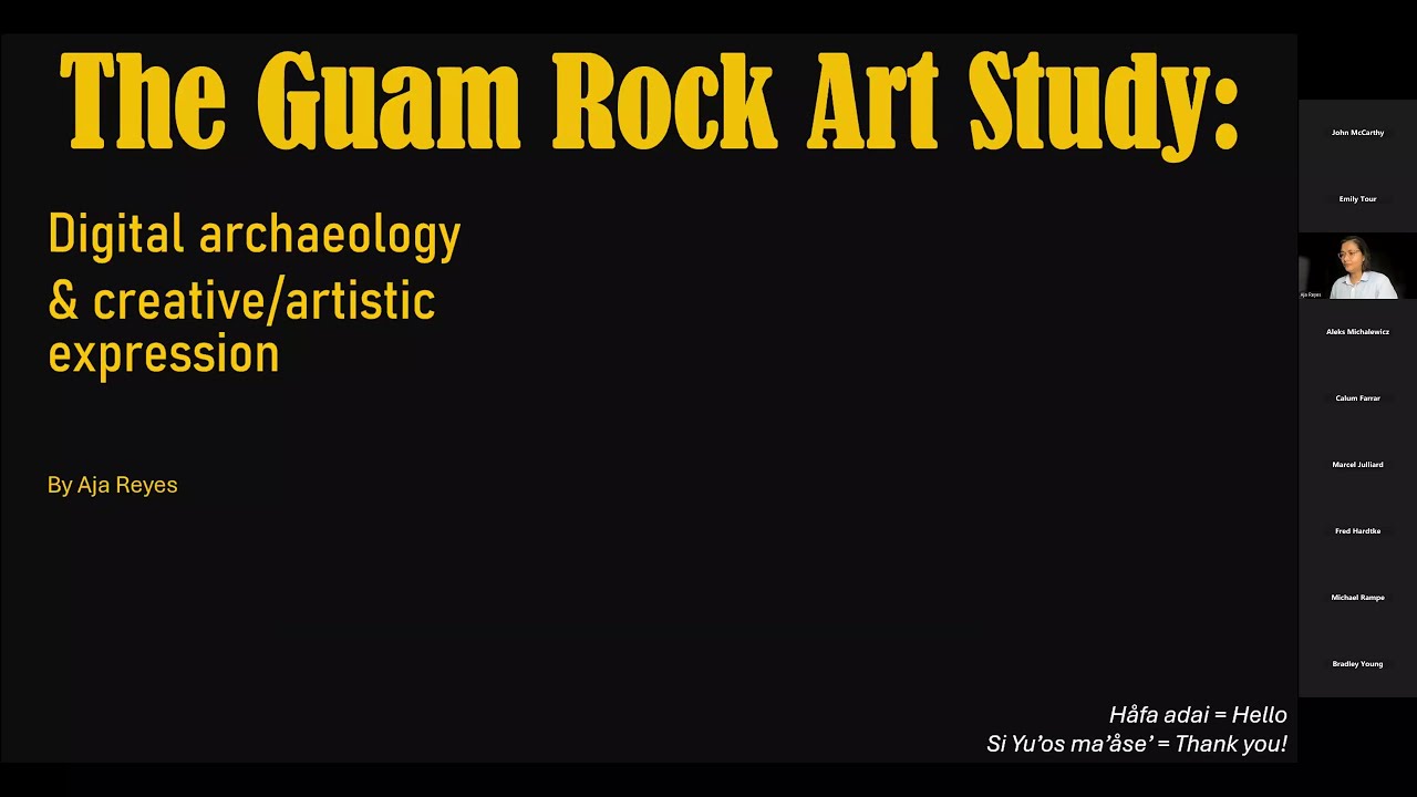 The Guam Rock Art Study: Digital archaeology and creative/artistic expression | Reyes | CAAA2025