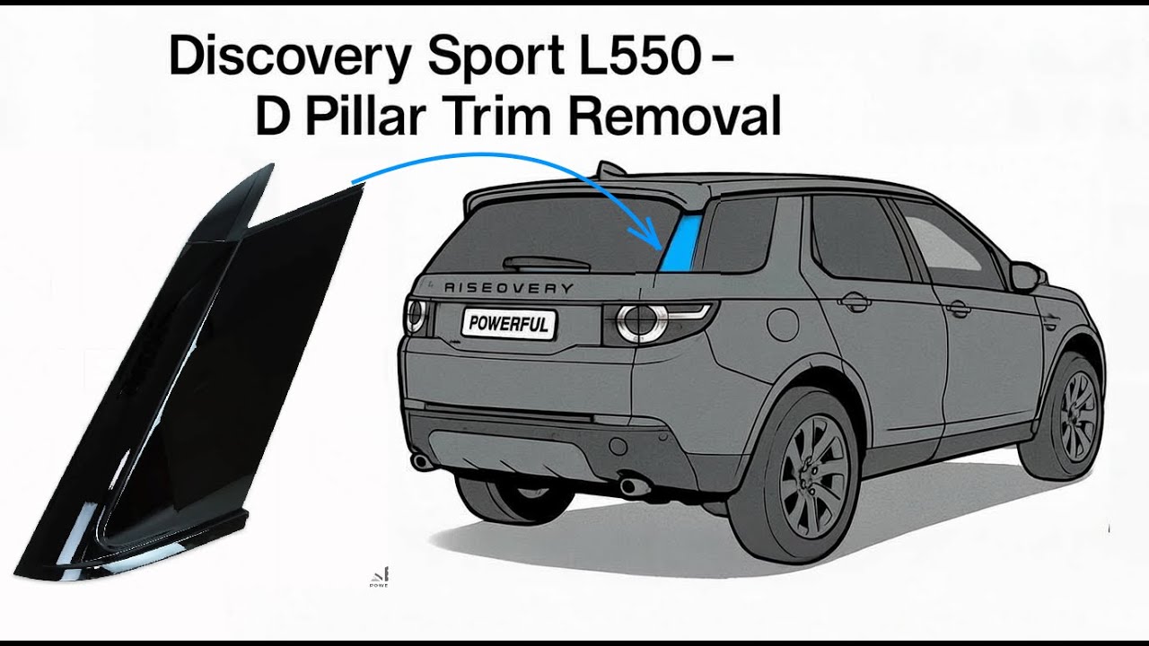 How to Remove Land Rover Discovery Sport L550  