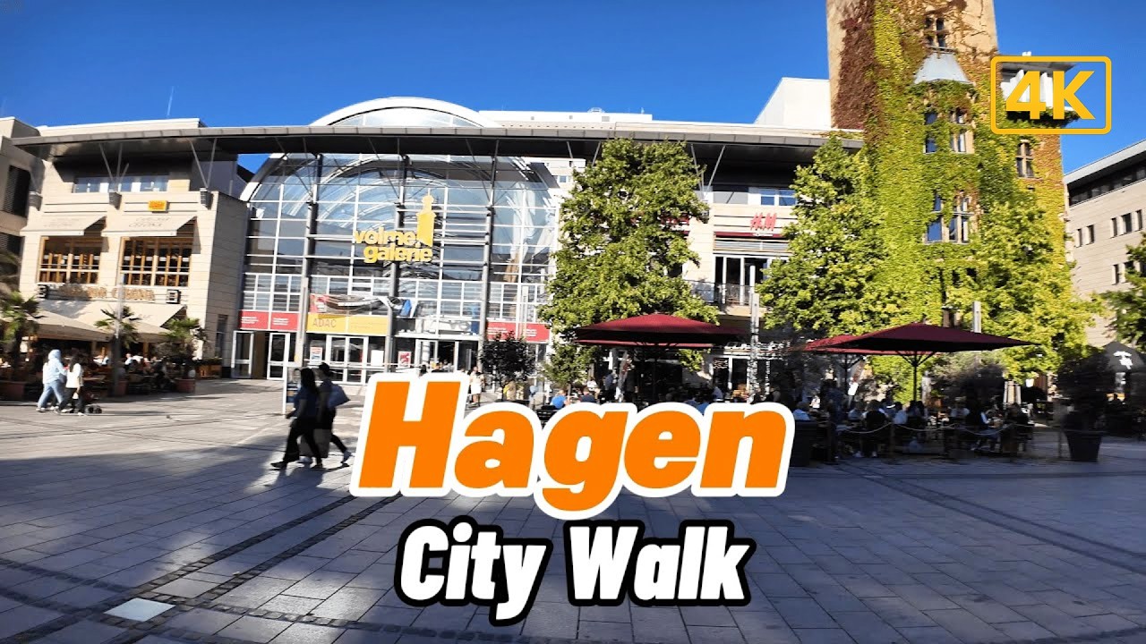 Hagen City Walk – Real Streets & Hidden Corners in 4K 🇩🇪