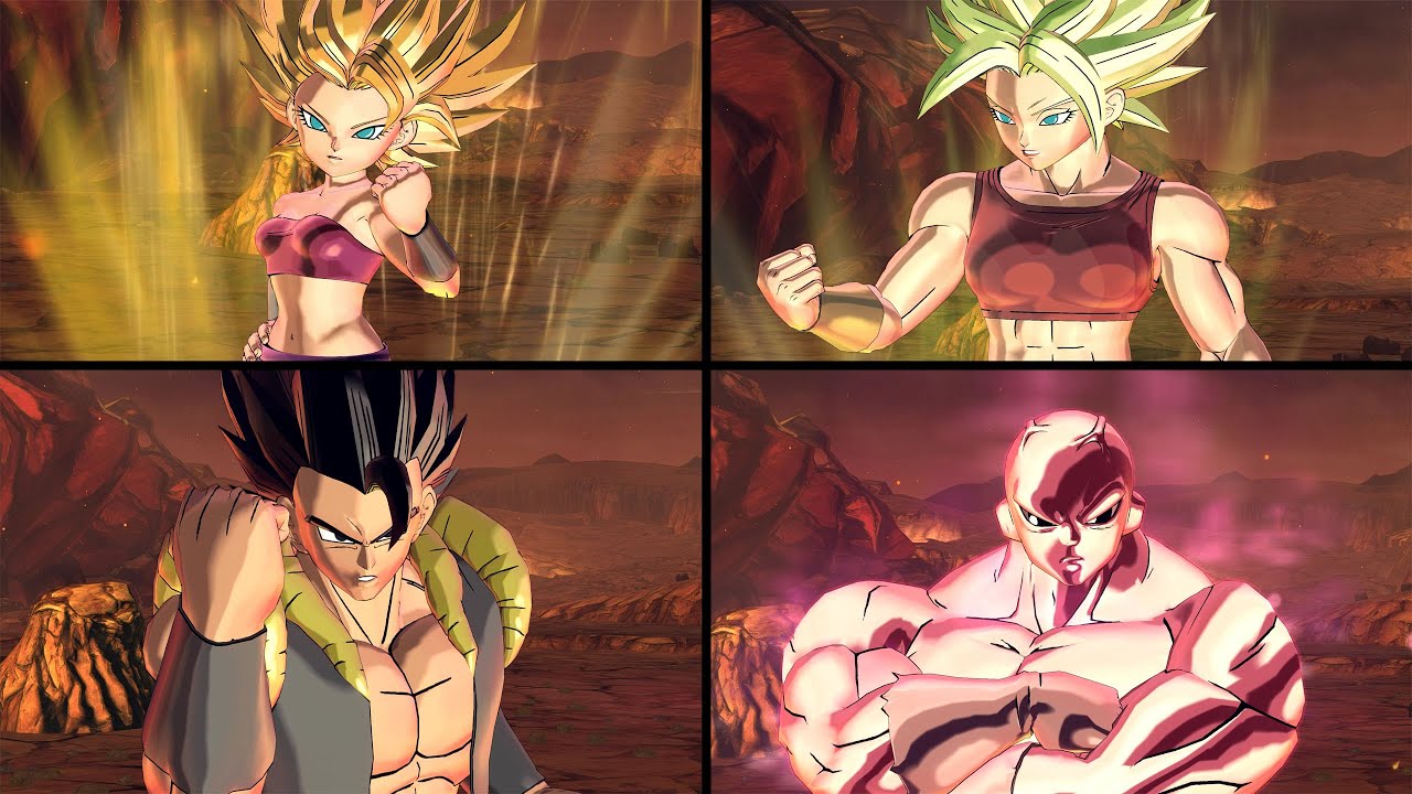 NEW Caulifla, Kale, Base Gogeta & FP Jiren Special Quotes | Dragon Ball Xenoverse 2