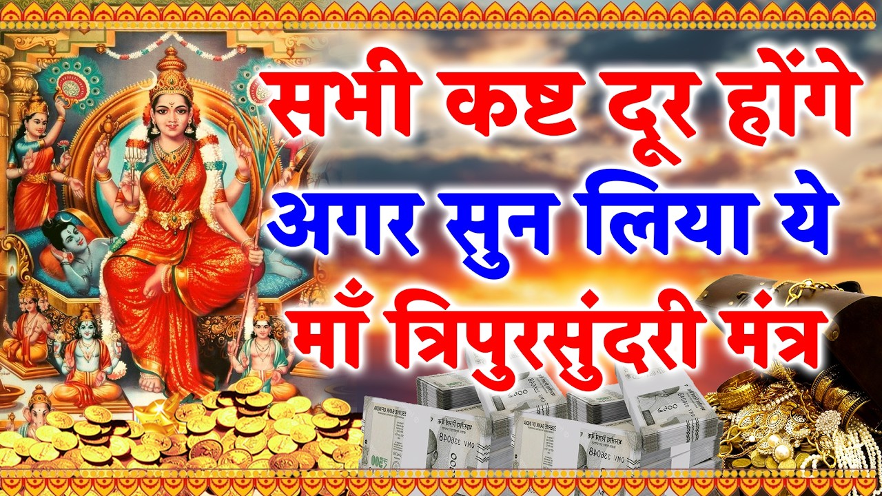 त्रिपुरा सुंदरी मंत्र | माँ त्रिपुरा का शक्तिशाली बीज मंत्र | #त्रिपुरामंत्र #त्रिपुरासुंदरी