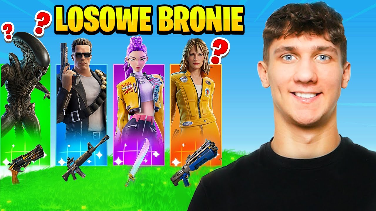 Wygrałem Fortnite z LOSOWĄ bronią