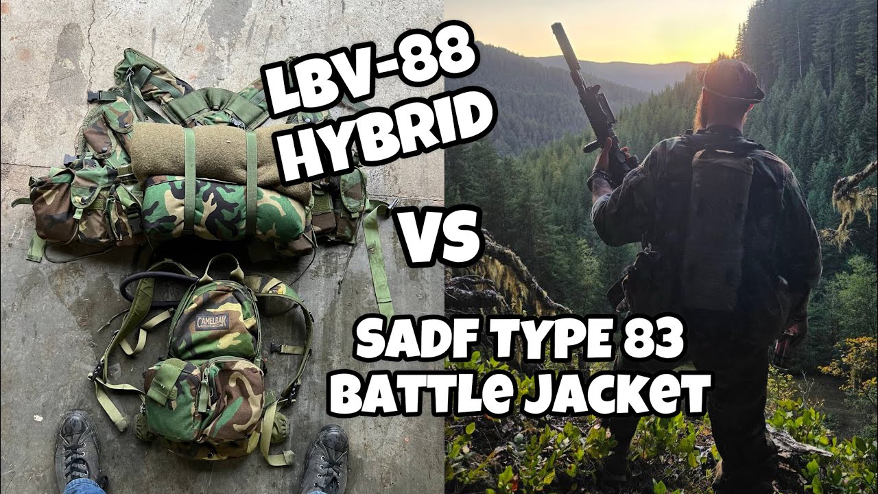 LBV-88 + Molle-ii FLC Hybrid Update and comparison to the SADF Type 83 Battle jacket.