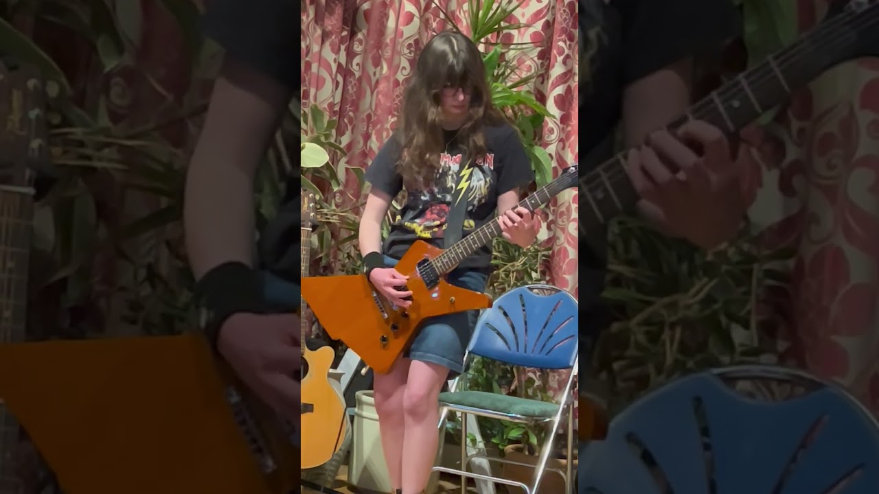 Lucy Daruval playing Iron Maiden. Open Mic 2025