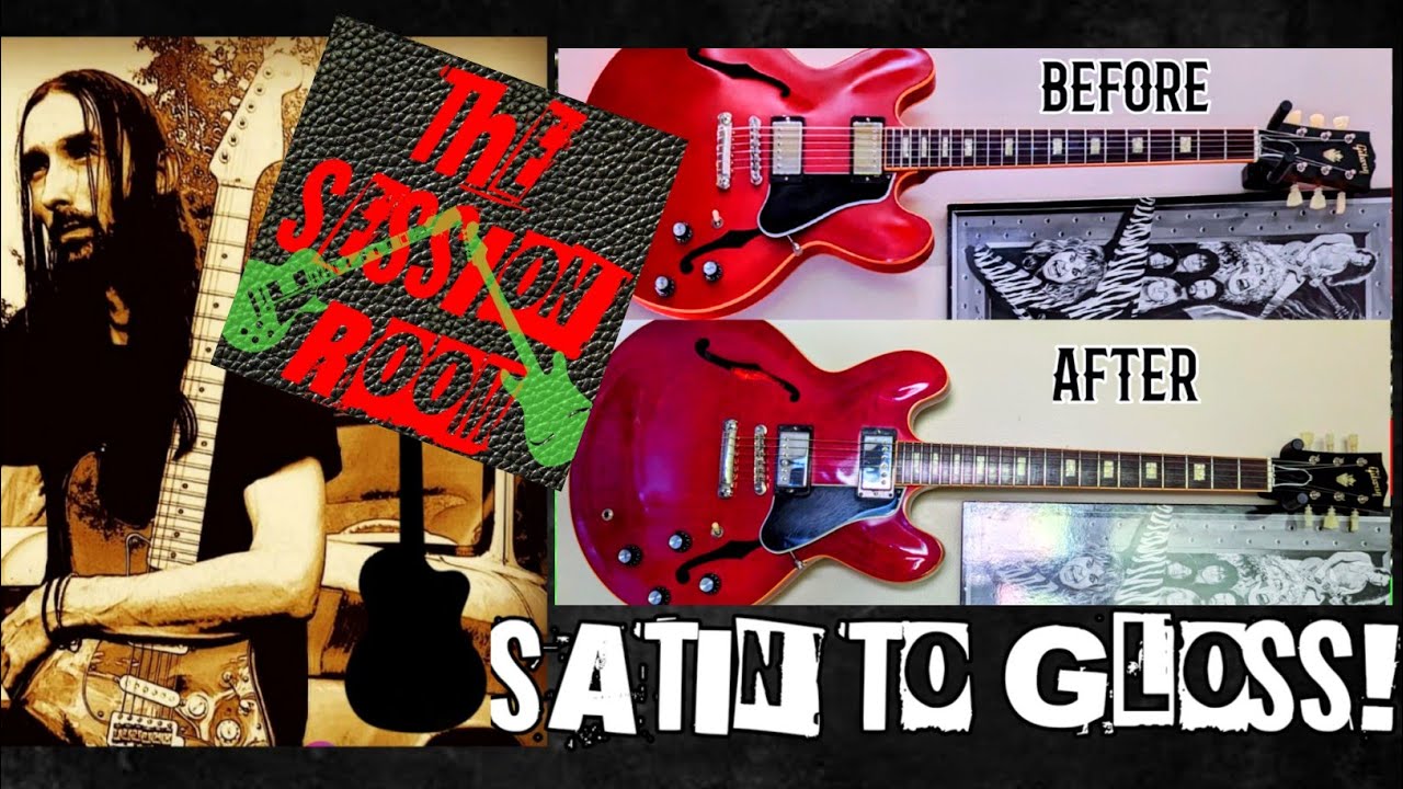 BUFFING MY 2016 GIBSON ES-335 SATIN TO VINTAGE GLOSS!