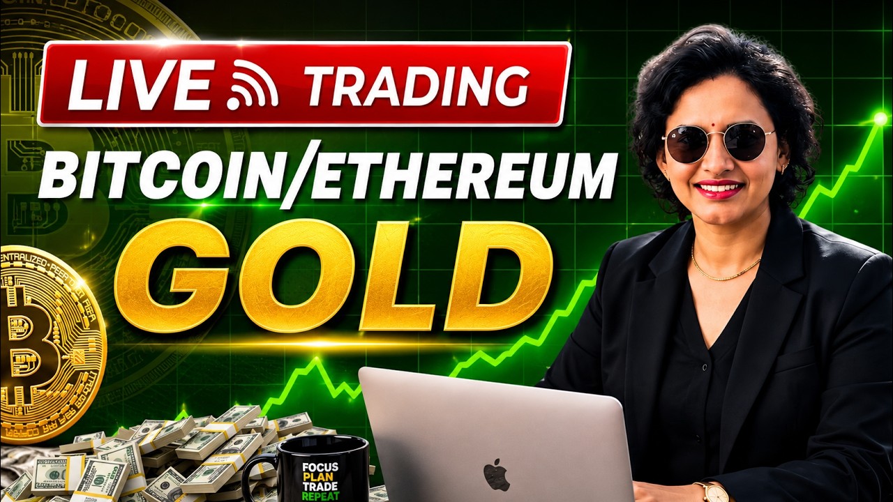 Crypto Gold Live Trading || 27 June || Balraj Trading Tech - Tejaswini Balraj #cryptotrading