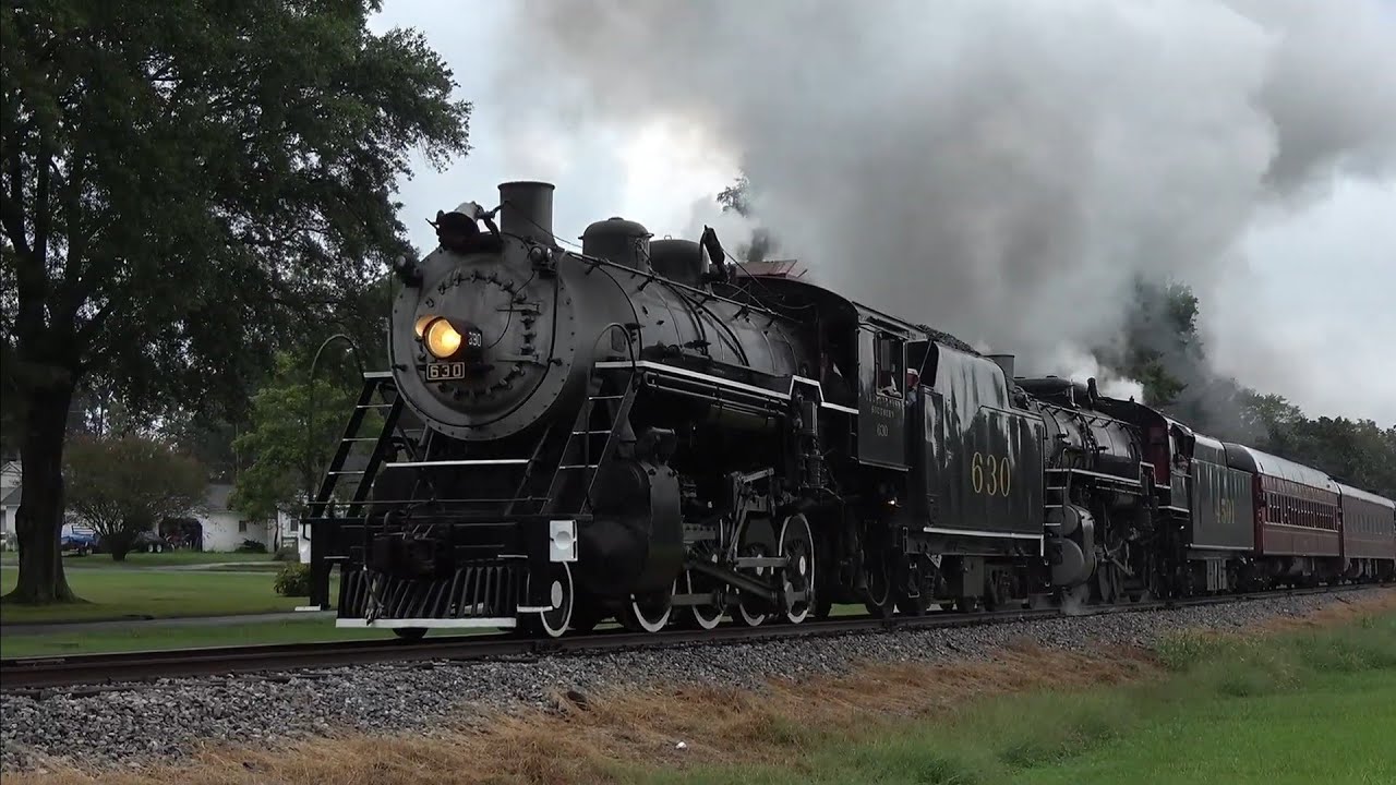 Southern 630 & 4501 Doubleheader - Steam Returns to Summerville (Sept. 16, 2023)