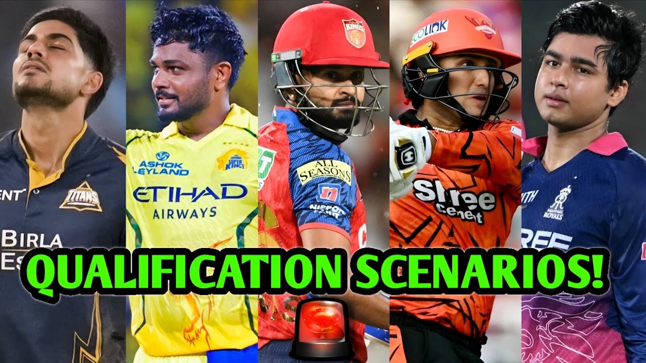 IPL TEAMS QUALIFICATION Scenarios 🚨 CSK, SRH, RR, GT, PBKS | IPL 2026 Cricket News