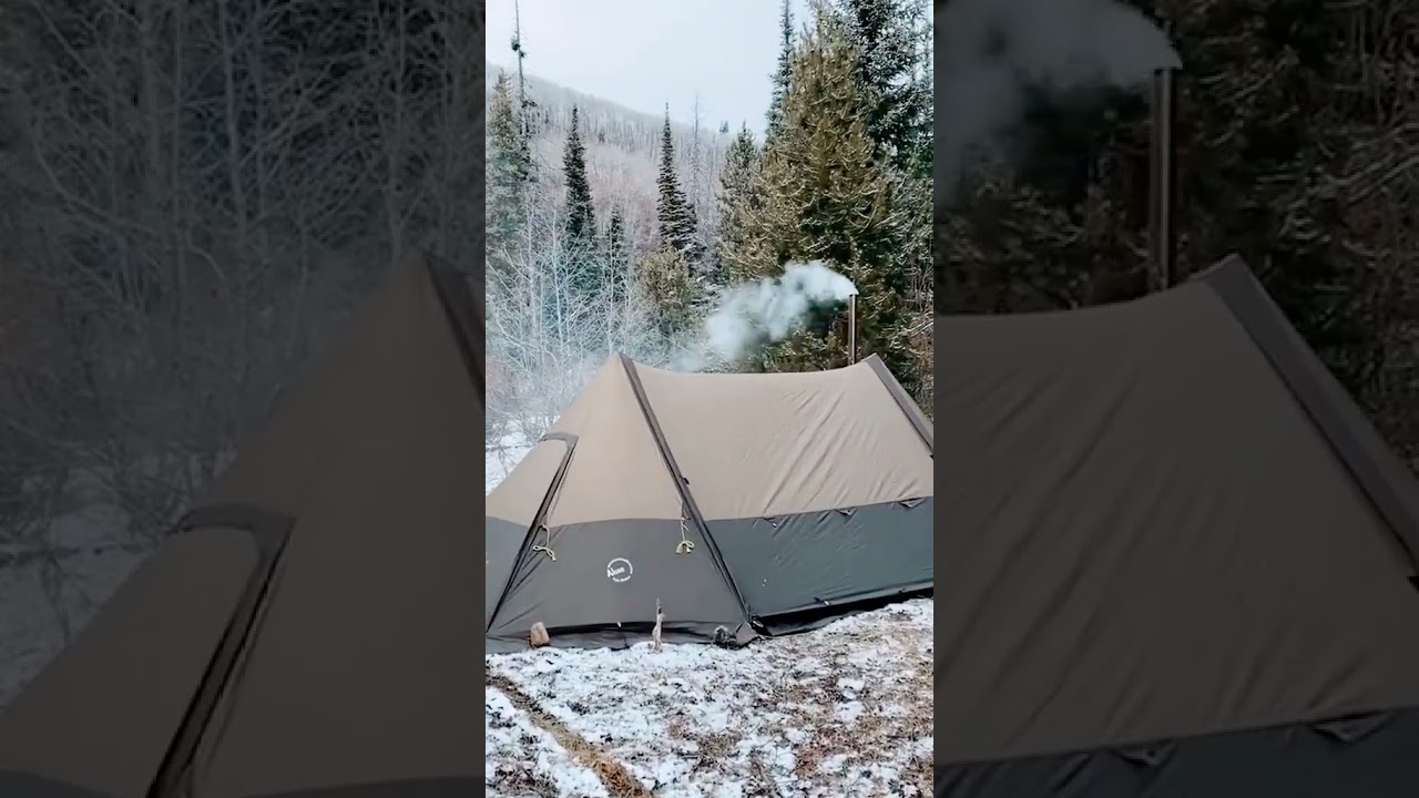 Family camping tent for winter | camping gear | #shorts