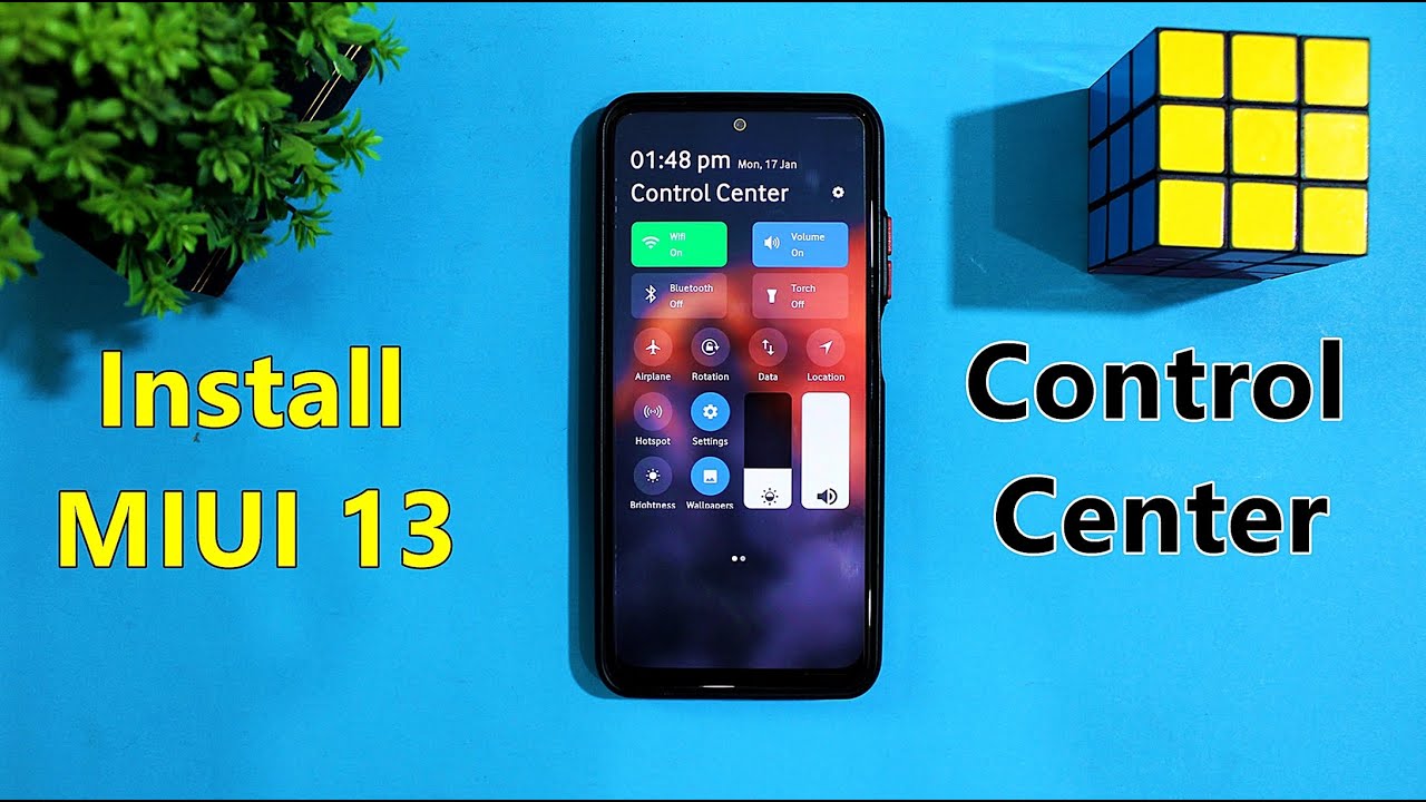 Install MIUI 13 Control Center | Enable MIUI 13 Control Center Any Redmi & Poco Device
