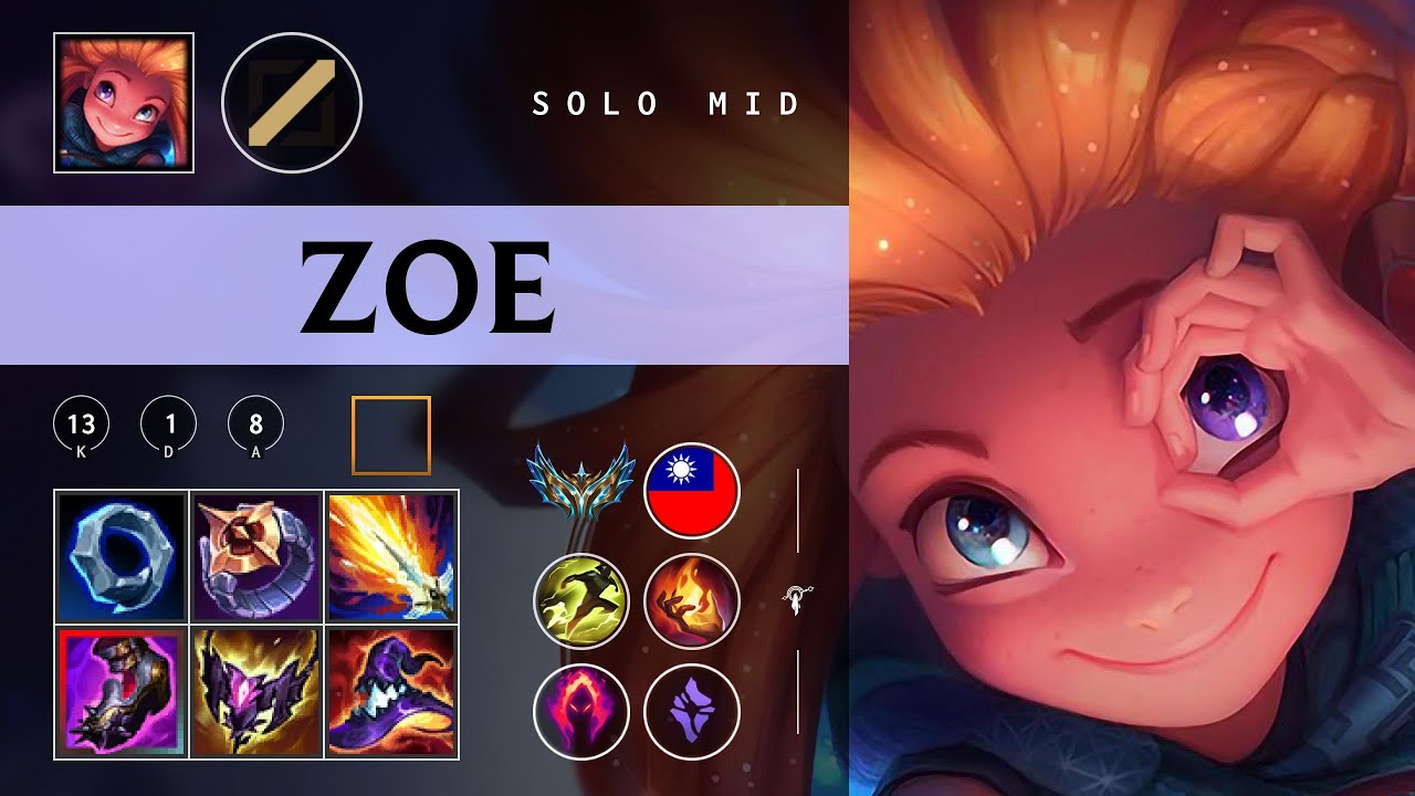 Zoe Mid vs Hwei - TW Challenger Patch 26.02