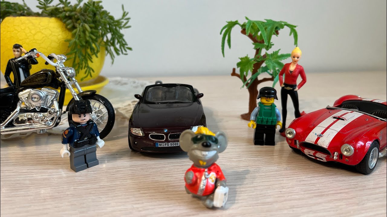 Everyday Life of Superheroes with Cool Cars! BMW, Shelby Cobra, Chevy & Harley Ride #8