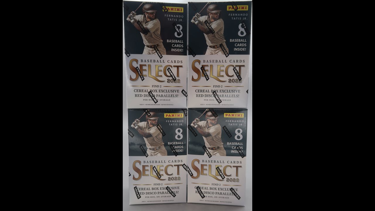 2022 Panini Select Baseball Cereal Box Break Gold