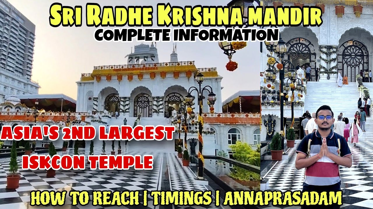 Kharghar Iskcon Temple | Asia's 2nd Largest Iskcon Temple | Radhe Krishna Mandir | Navi Mumbai