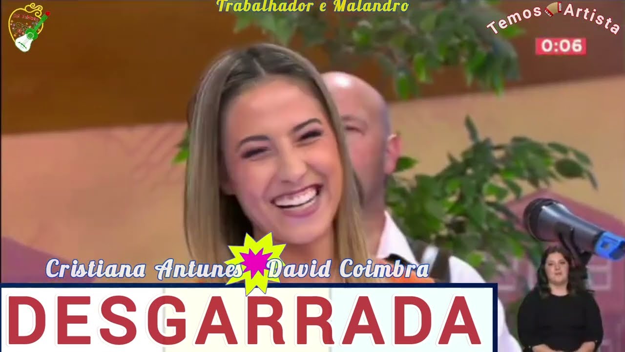Dupla Vencedora 👏Cristiana Antunes e David Coimbra 💥Desgarrada 👉Temos Artista