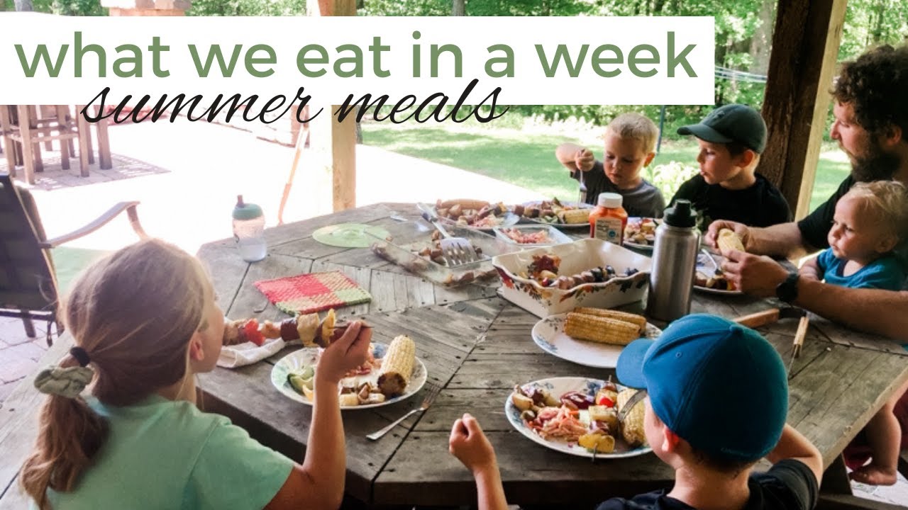 What We Eat in a Week | Large Family of 7 Meal Ideas