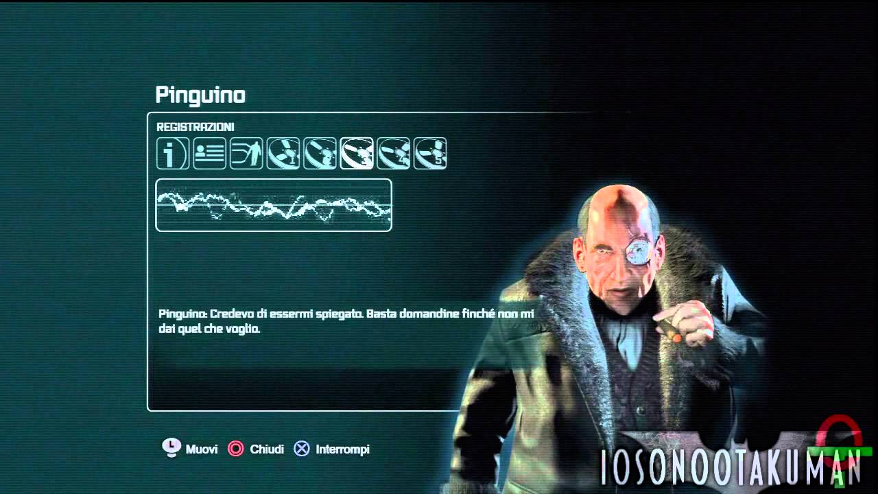 Batman: Arkham City (ITA)- Registrazioni: Pinguino