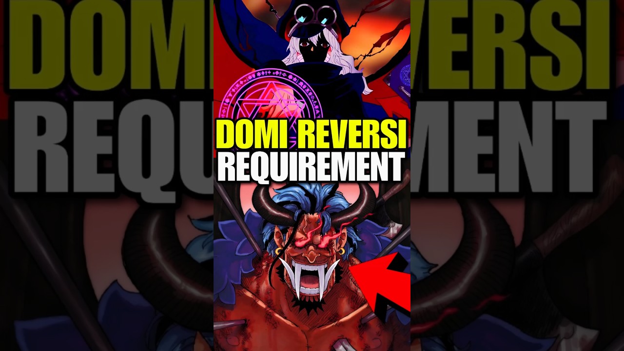 Requirements Of Domi Reversi Revealed 🔥 #imu #domireversi #onepiece #shorts
