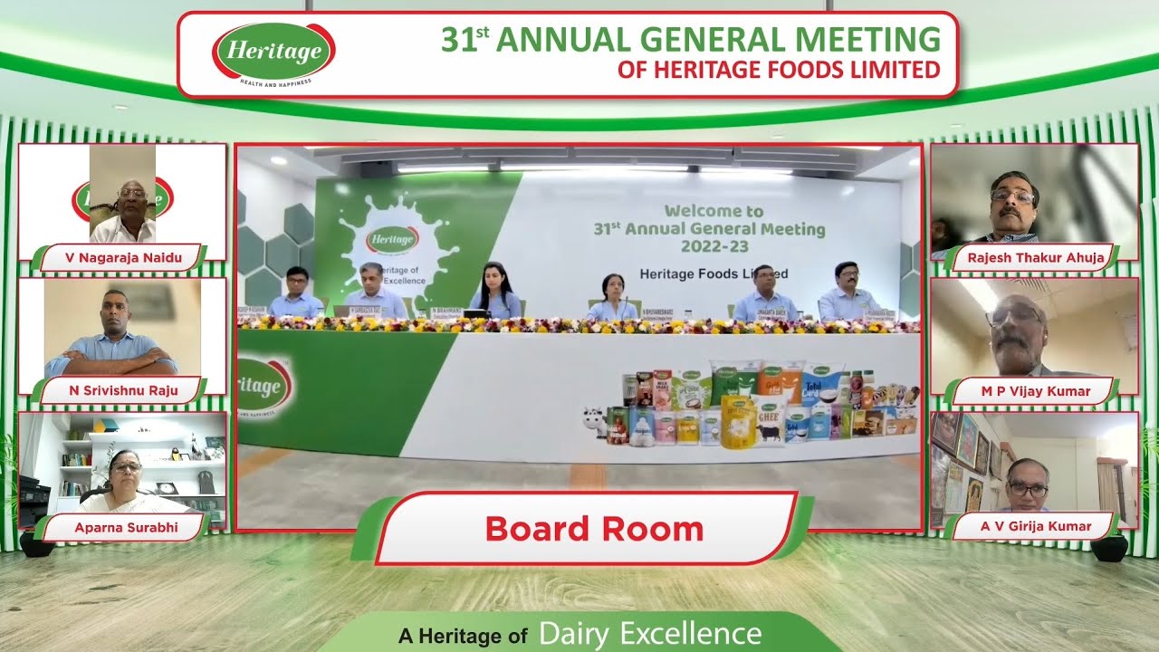 Heritage Foods - 31st AGM - 2022-23