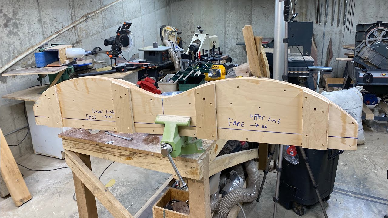 Building a high quality laminated bow form: part 2